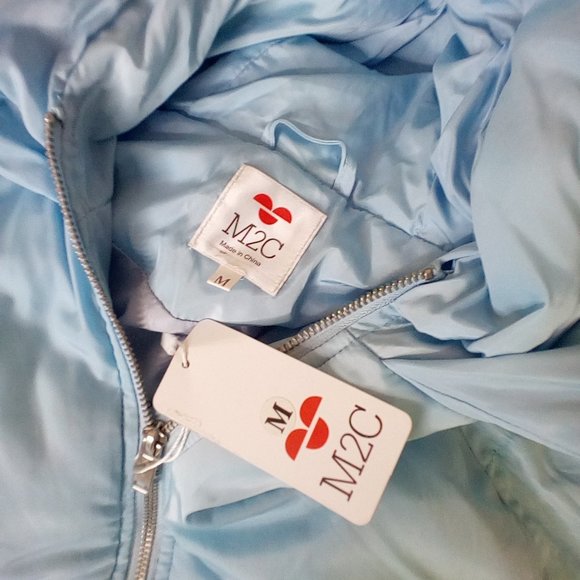 M2C Women's Hooded Short Puffer Jacket Padded Winter Coat - Picture 6 of 7